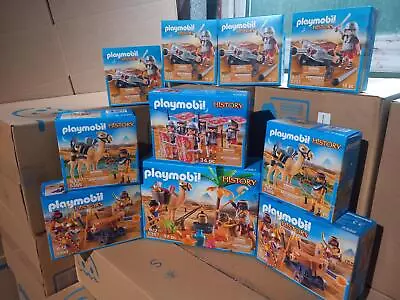 Buy Playmobil 10 Set Bundle  History Romans & Egyptians New Boxed • 119.95£