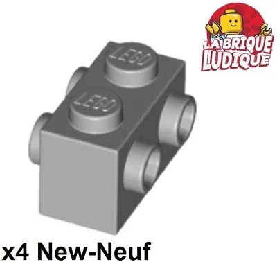 Buy Lego 4x Brick Modified 1x2 Studs On 2 Sides Grey/ Light B Gray 52107 New • 2.56£