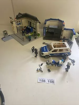 Buy Playmobil Bank Robbers And Police Station Car • 9.99£