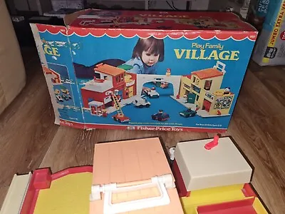 Buy Vintage Fisher Price Play Family Village, Airport Plus Others Inc Accessories  • 49.99£