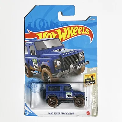 Buy Hot Wheels 2021 Land Rover Defender 90 (Blue) Baja Blazers • 4.42£