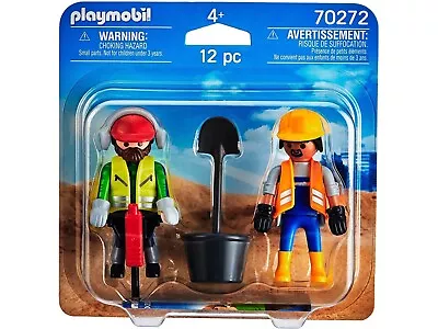 Buy Playmobil 70272 Construction Workers (Brand New)  • 4.99£