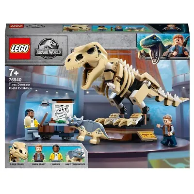 Buy LEGO Dinosaur T-Rex Fossil Exhibition Jurassic World Set 76940 New & Sealed  • 39.97£