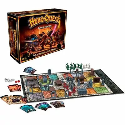 Buy Hasbro HeroQuest Game System ( Avalon Hill 2022 Version ) • 69.95£