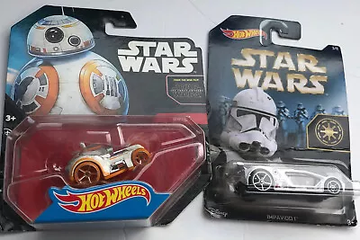 Buy Star Wars Hot Wheels BB-8 18 Impavido 3/8 Awaken Car Toy Vehicle Diecast • 10.36£