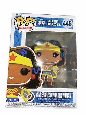 Buy DC Gingerbread Wonder Woman Funko Pop #446 – Brand New • 10.95£