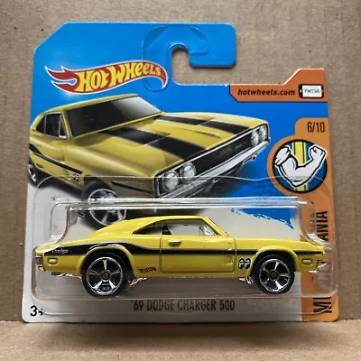Buy Hot Wheels ‘69 Dodge Charger 500 Yellow Moon Eyes • 7£
