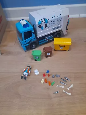 Buy PLAYMOBIL City Life 70885 Recycling Truck With Flashing Light, One Size  • 10£