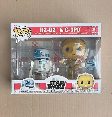 Buy Funko Pop Star Wars R2-D2 & C-3PO Reimagined 2-Pack + Free Protector • 49.99£