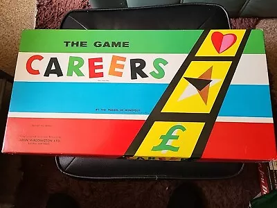 Buy Vintage 1971 Careers Board Game By Parker Brothers - Complete With Score Pads • 3£