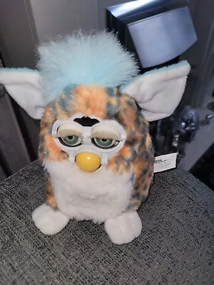 Buy Vintage 1999 Furby By Tiger Electronics Leopard Print In Good Working Order L@@k • 21£