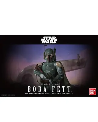 Buy Star Wars 1/12 Boba Fett - Bandai Model Kit • 48.99£
