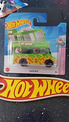 Buy Hot Wheels ~ Quick Bite, Green, Short Card.  More NEW Quick Bite Models Listed!! • 3.69£