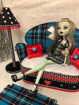 Buy Pinkrosemh Couch Furniture Barbie Monster High Blythe Dolls Frankie Stone • 41.16£