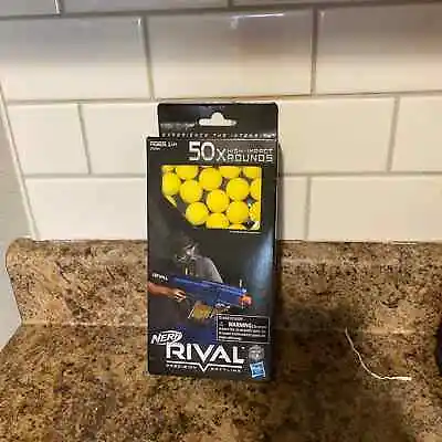 Buy Nerf Rival 50X Rounds High Impact Yellow Balls Ammo Bullets Hasbro Ammo Refill • 18.90£