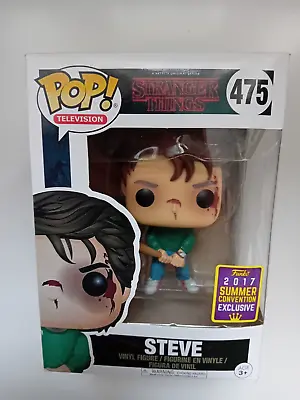 Buy Funko Pop! #475 Steve With Bat 2017 SDCC Stranger Things Exclusive  • 39.99£