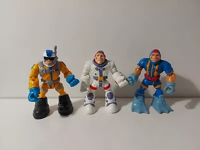 Buy Bundle Of Vintage Fisher Price Rescue Heroes Toy Action Figures (1998) • 12.99£