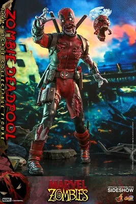 Buy Marvel Zombies Comic Masterpiece Action Figure 1/6 Zombie Deadpool Hot Toys • 256.94£