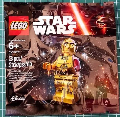 Buy Lego Star Golden C3po Red Arm Star Wars Polybag 5002948 • 27.94£