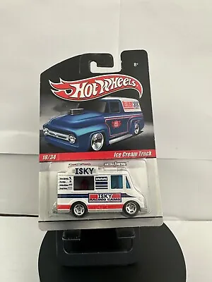 Buy Hot Wheels Slick Rides Ice Cream Truck Isky Racing Cams Delivery Real Riders L61 • 5.89£