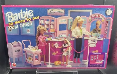 Buy NIB BARBIE So Much To Do Post Office Play Set Vintage 1995 #67161 Sealed Box • 96.42£