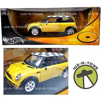 Buy Hot Wheels Gold Edition Mini Cooper Metal Collection 1:18 Scale 2002 NRFB • 59.98£