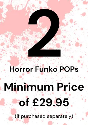 Buy Funko POP Mystery Box Random 2 Genuine Horror Funko POP With Protectors • 21.99£