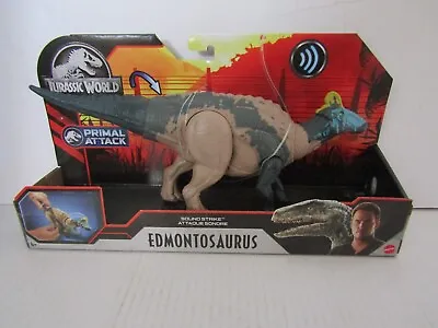 Buy Mattel Jurassic World Edmontosaurus Sound Strike Dinosaur NEW GNJ67 • 26.99£