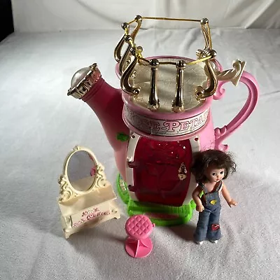 Buy Vintage Rose Petal Place Cottage Doll House 1984 Kenner With Accessories Doll • 59.67£