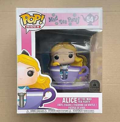 Buy Funko Pop Rides Disney Alice At The Mad Tea Party #54 + Free Protector • 64.99£