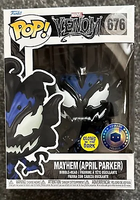 Buy Funko Pop Marvel Venom 676 Glow In The Dark April Parker As Venom Mayhem New • 9.50£