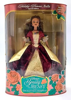 Buy Disney's Beauty And The Beast Holiday Princess Belle Doll / 1997, Mattel 16710 • 71.87£