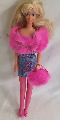 Buy Vintage 1996 Barbie With Fashion Avenue Party Outfit 15862 In Blue Pink Complete • 51.48£