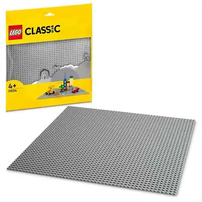Buy LEGO 11024 Baseplate Classic Grey 48x48 Stud Layout 38cmx38cm Ages 4+ • 16.49£