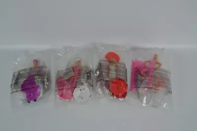 Buy 1999 McDonalds Barbie Happy Meal Toys - Complete Set Of 4 Figures - Sealed • 8.76£
