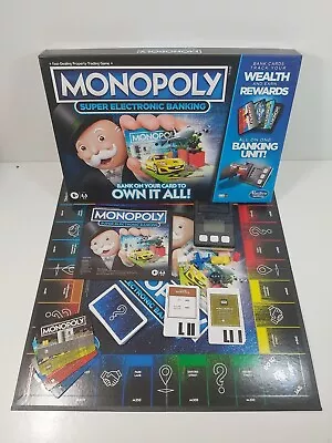Buy Monopoly Super Electronic Banking Board Game 2020 100% Complete VGC • 22.99£
