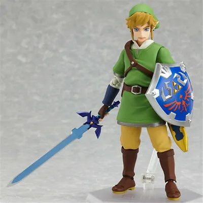 Buy NEW The Legend Of Zelda: Skyward Sword Link Action Figure Toy With Box Figma 153 • 12.60£