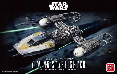 Buy Revell 01209 Star War Y-Wing Starfighter (Bandai) SF SCALE 1/72 NEW • 75.34£