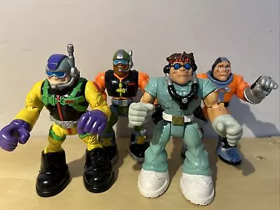 Buy Mattel Fisher Price RESCUE HEROES: 6  Action Figures X 4 - Collectible Rare • 17.20£