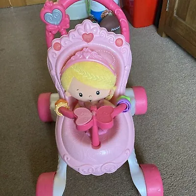 Buy Fisher Price Musical Buggy/ Walker With Doll • 5£