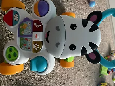 Buy Fisher-Price Learn With Me Zebra Walker Very Good Condition  • 15£