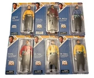 Buy Mego 8” Star Trek Action Figure – Kirk, Spock, Chekov, Scotty, Mccoy & Sulu • 19.75£