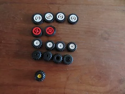 Buy Lego Car Wheels X 15 Assorted Job Lot • 2.99£