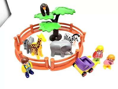 Buy Playmobil 123 - 6742 Zoo - Complete + Extras • 14.99£