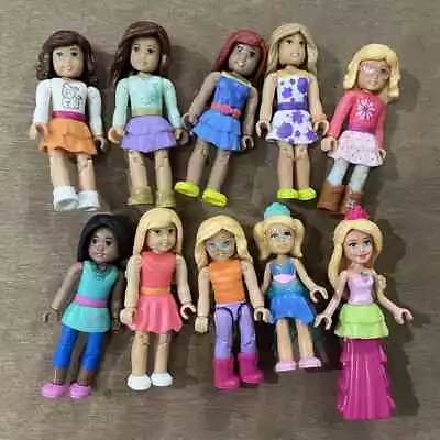 Buy 10pcs Mega Construx AG Fashion Girl Doll Monster High Girl Doll Figures • 8.96£