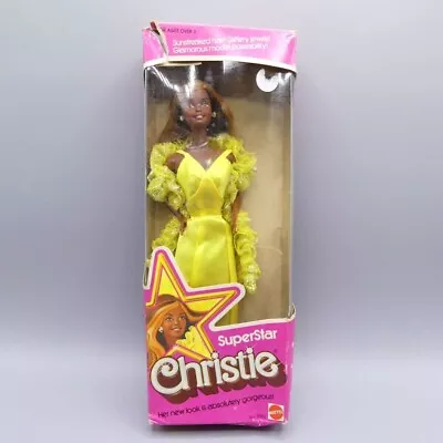 Buy 1976 Christie Vintage Barbie Doll With Box Superstar • 522.26£