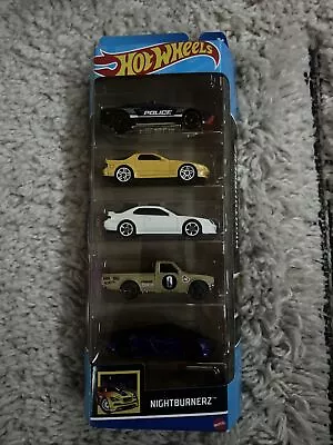 Buy Hot Wheels 5 Pack Nightburnerz Car Collection ~Brand New • 10.99£