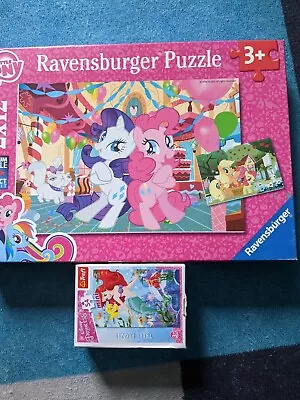 Buy Puzzle Bundle. 2 X 12 Pc My Little Pony. 1 Mini Size 54pc Little Mermaid • 2.99£