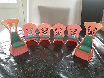 Buy Vintage Barbie Seats Chairs Toy Furniture For Fashion Dolls House • 14.99£
