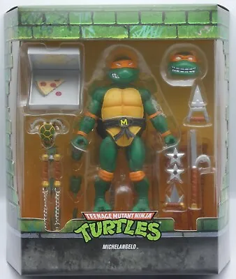 Buy Ultimate MICHELANGELO Super7 Figure Teenage Mutant Ninja Turtles TMNT Wave 3 • 55£
